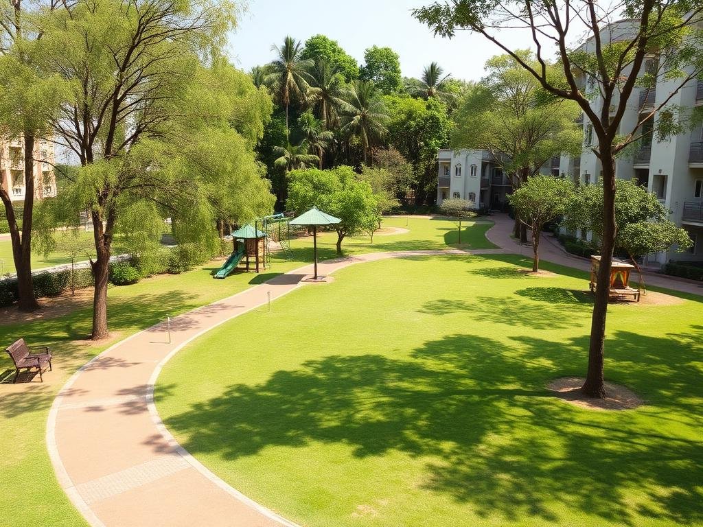 Green Areas at Amrapali Silicon City